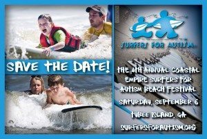 surfers for autism comes to tybee