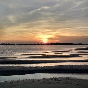 tybee island sunset