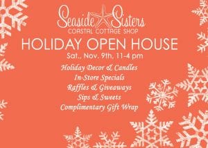 seaside sisters holiday open house