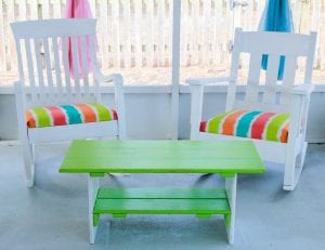 rocking chairs at mimosa cottage mermaid cottages tybee island ga