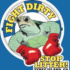 fight dirty tybee is a volunteer group that cleans litter around tybee island ga