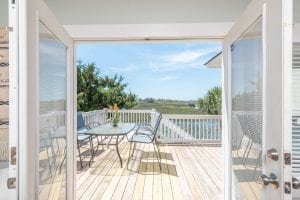 a room with a view of the marsh on tybee island