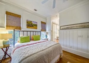 master bedroom at a wave call cottage