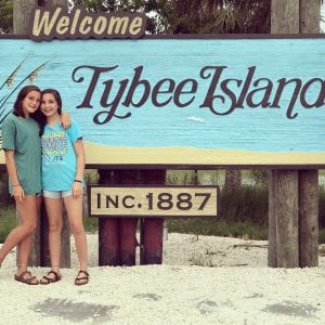 tybee island welcome sign