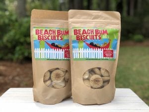 beach bum biscuits dog treats