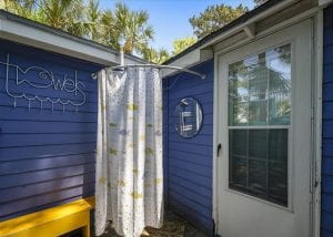 Fish Camp Cottage Outdoor Shower