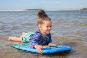 lisa ward's daughter in the tybee surf