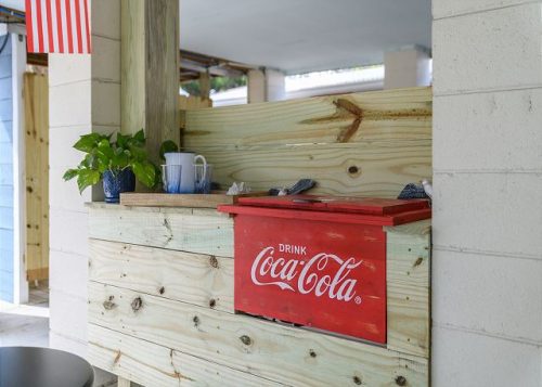 woodie's place coca cola cooler