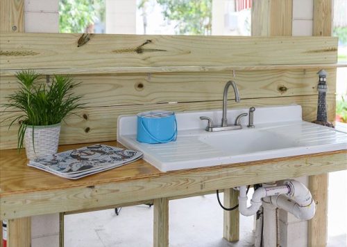woodie's place outdoor sink